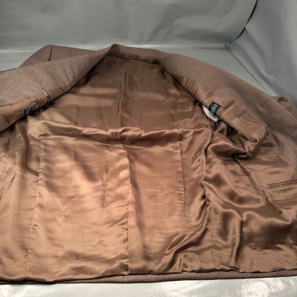 Canali Milano Italy Surreys Wool Single Breasted Blazer Mens Coat Notch 3 Button - Picture 12 of 16